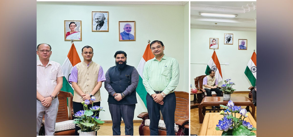 CG met Senior Officer, International Affairs, Lovely Professional Unit (LPU), Mr. Arpit Kaushal (27.06.24)